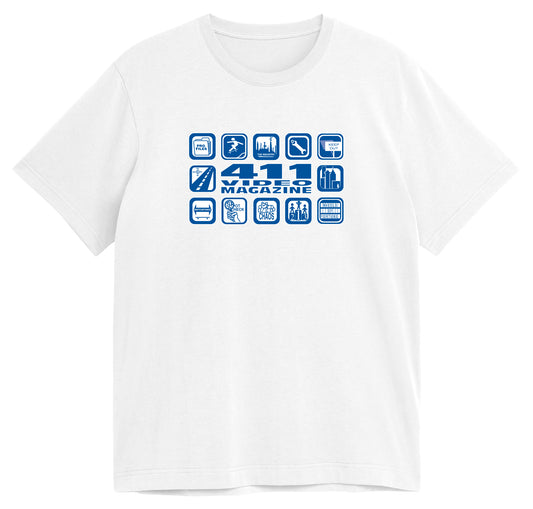 411 Icons S/S Tee White
