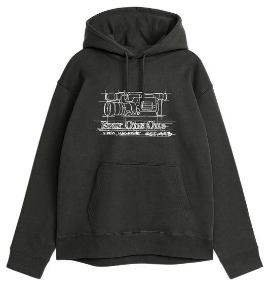 411 Icons Hoody Black