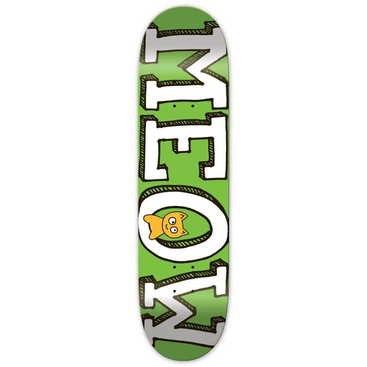 Meow DSM Logo Deck Green 7.75.png