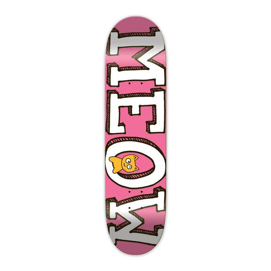 Meow Logo Deck Pink 7.75.jpg
